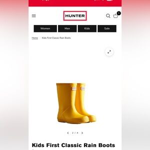 Kids First Classic Hunter Boots US 8B/9G